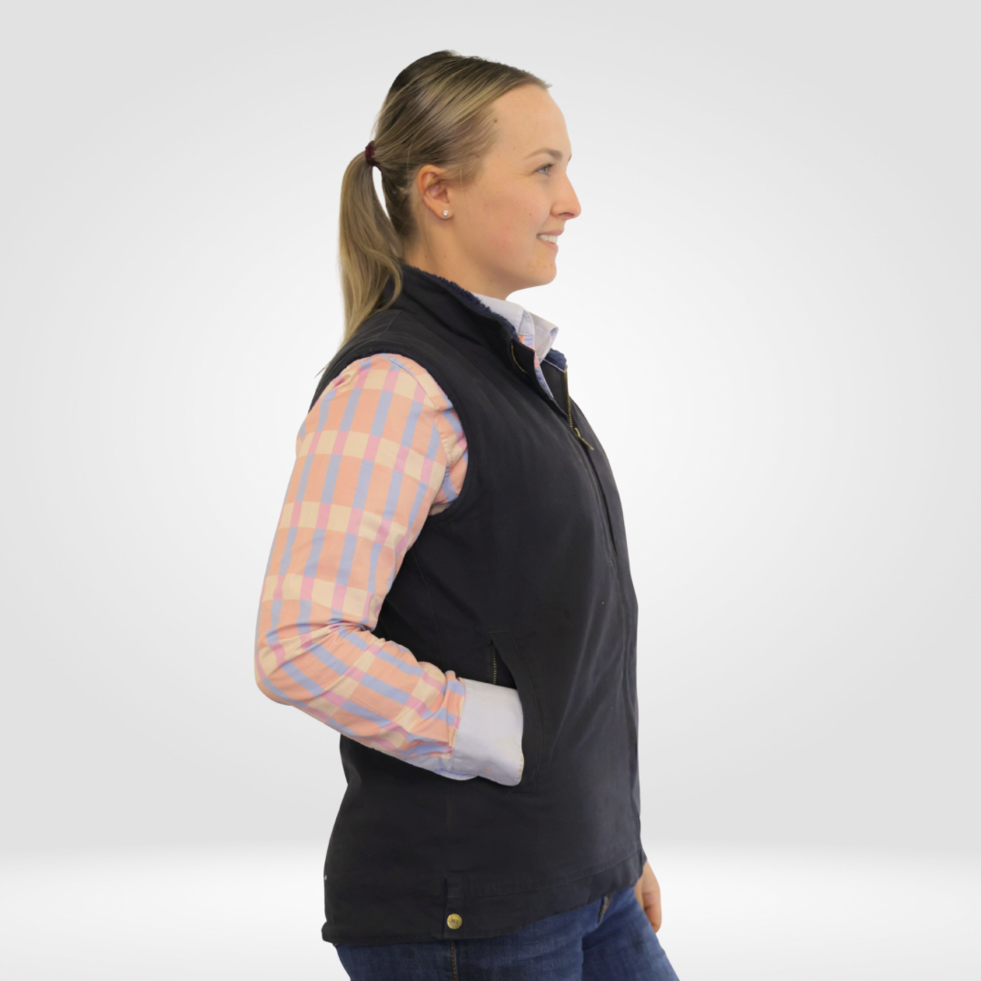 Midnight Canvas Vest