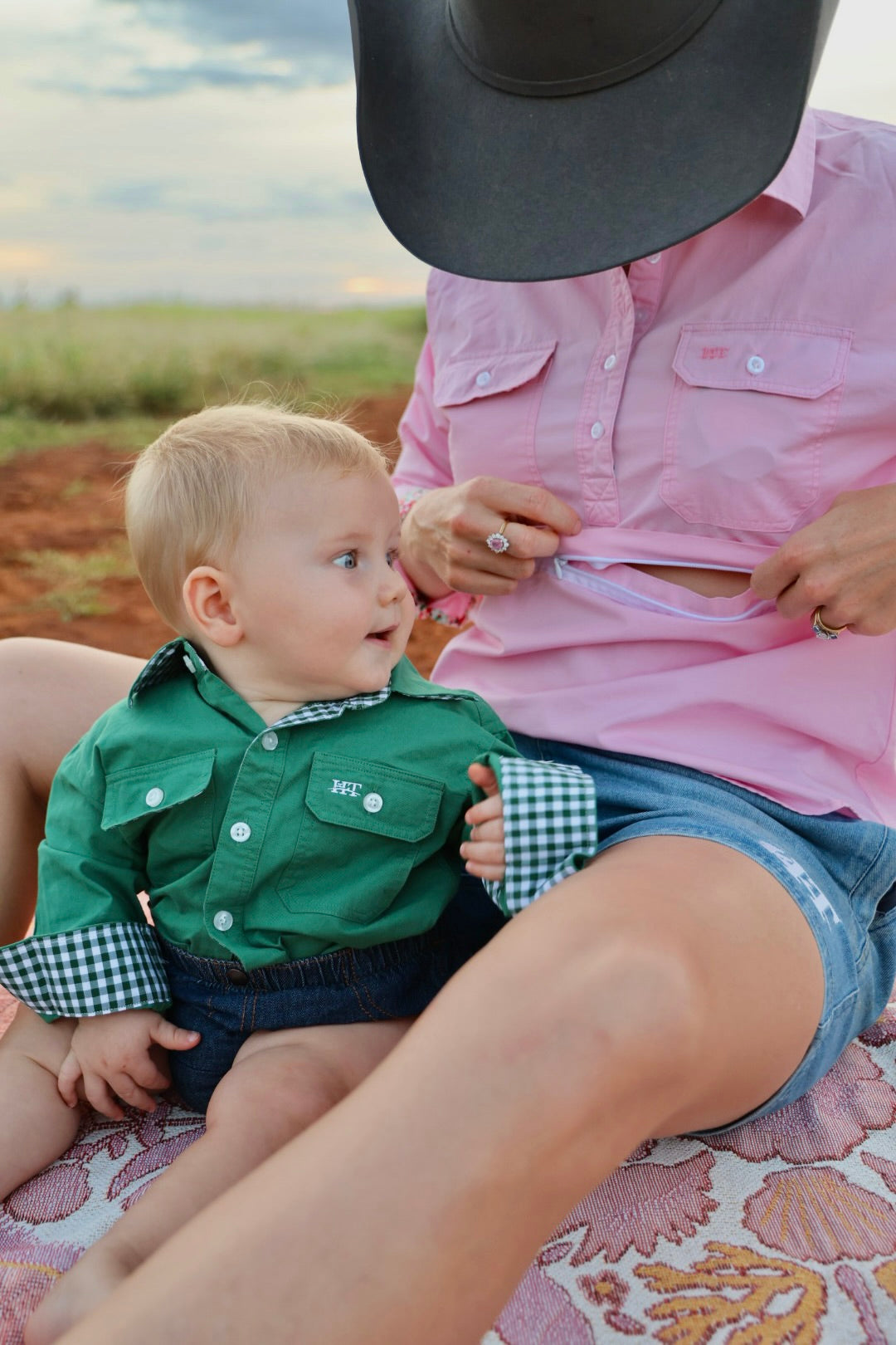Pink Breastfeeding Workshirt