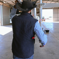 Midnight Canvas Vest