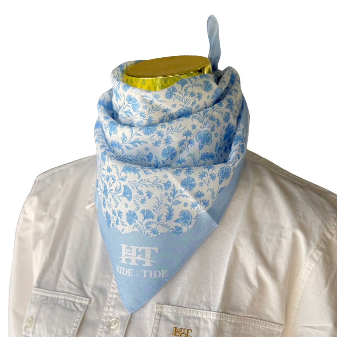 Sky Floral Scarf