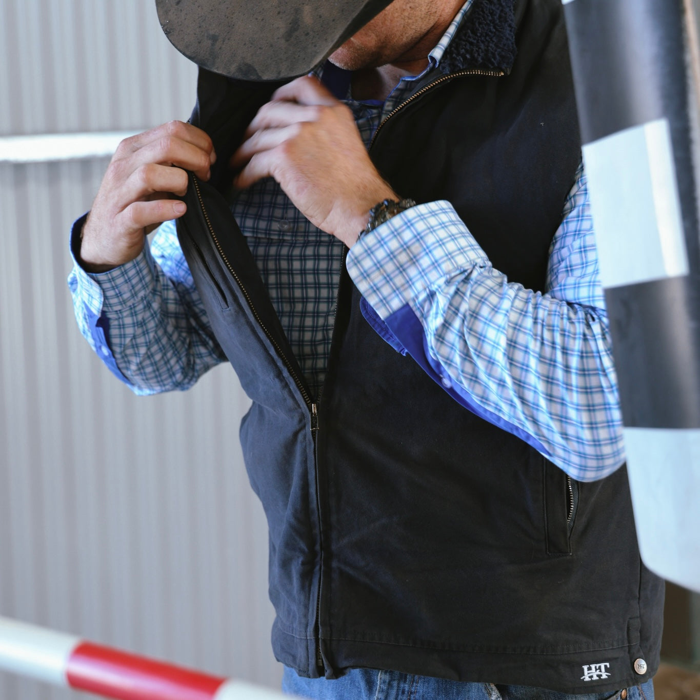 Midnight Canvas Vest