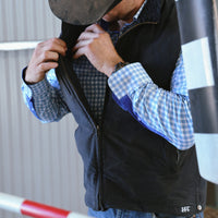 Midnight Canvas Vest