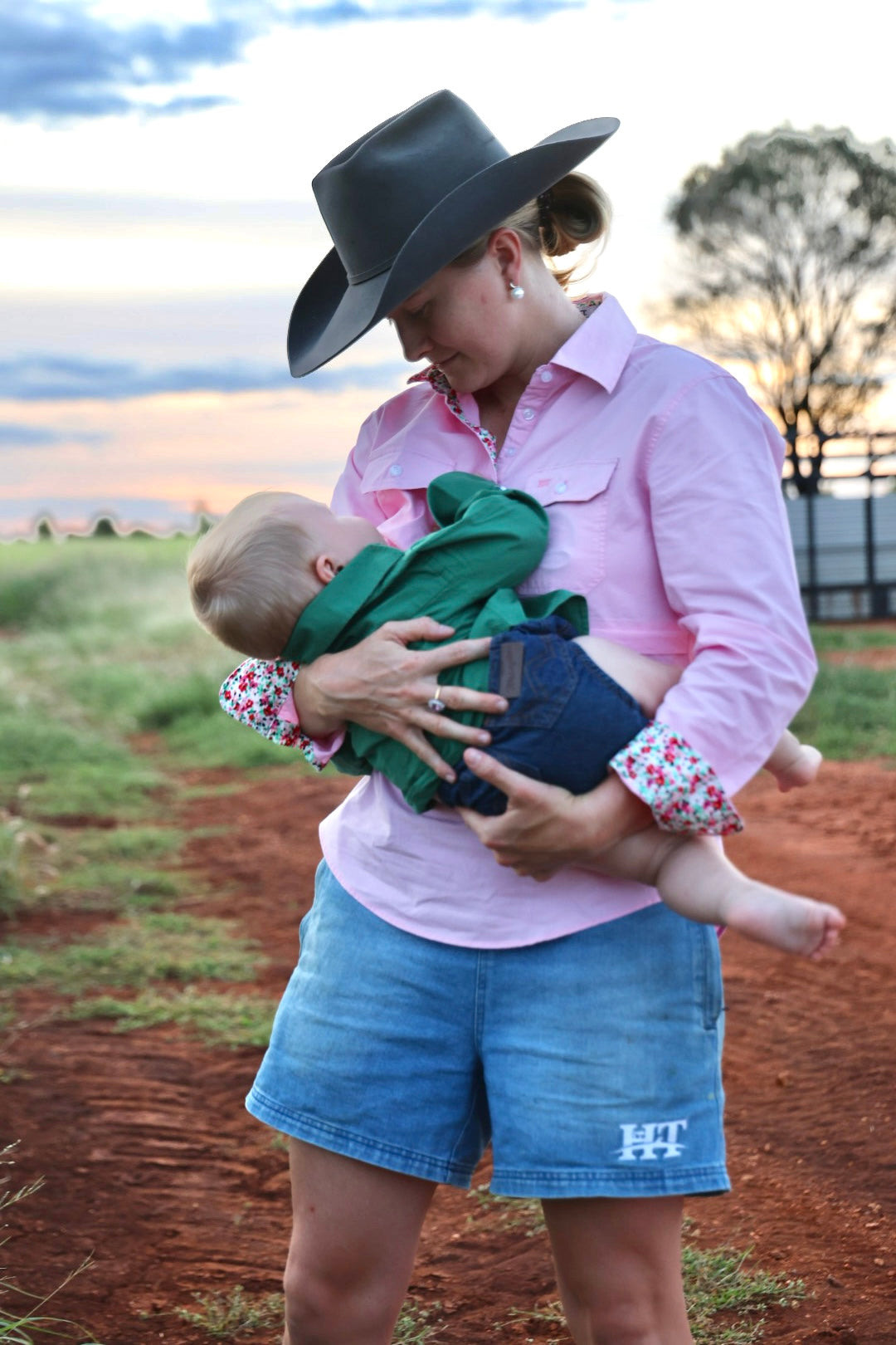 Pink Breastfeeding Workshirt