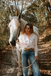 Rosie Pink Refined Blouse