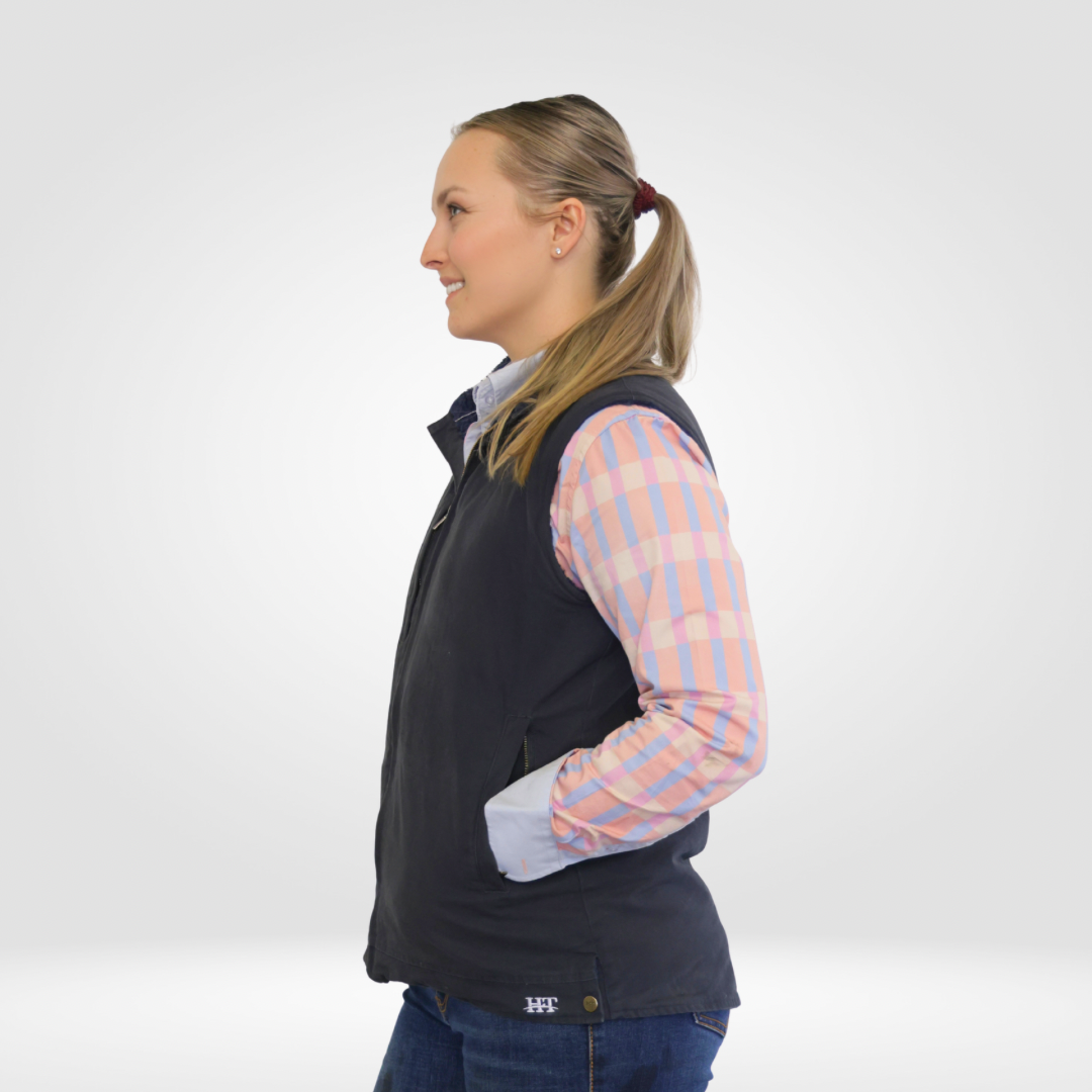 Midnight Canvas Vest